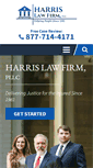 Mobile Screenshot of harrislawfirm.com